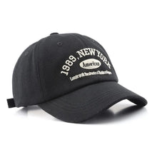 Load image into Gallery viewer, The KedStore B black / Adjustable Retro Washed Cotton Baseball Cap Men Women Letter Embroidery Hip Hop Hat Unisex Spring Summer Adjustable Snapback Sports Caps