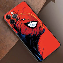 Load image into Gallery viewer, SpiderMan Parallel Universe Silicone Case For Apple iPhone 13 12 11 Pro Max 7 8 12Mini XS XR X 5 5S SE 6 6S Plus Phone Cover