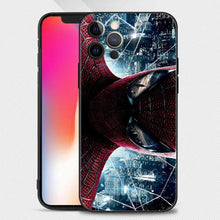 Load image into Gallery viewer, Phone Case For iPhone 15 11 14 13 12 11 Pro Max Mini XS Max XR X 7 8 Black Cover Shell Fundas Marvel Avengers Hero Spiderman