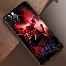 Load image into Gallery viewer, SpiderMan Parallel Universe Silicone Case For Apple iPhone 13 12 11 Pro Max 7 8 12Mini XS XR X 5 5S SE 6 6S Plus Phone Cover