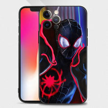 Load image into Gallery viewer, Phone Case For iPhone 15 11 14 13 12 11 Pro Max Mini XS Max XR X 7 8 Black Cover Shell Fundas Marvel Avengers Hero Spiderman