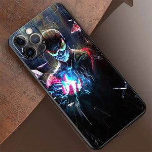 SpiderMan Parallel Universe Silicone Case For Apple iPhone 13 12 11 Pro Max 7 8 12Mini XS XR X 5 5S SE 6 6S Plus Phone Cover