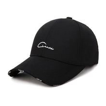Load image into Gallery viewer, The KedStore Black Hat Men and Women Spring and Summer Baseball Cap Black and White