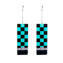 Load image into Gallery viewer, The KedStore C-1 Hot Anime Earrings for Demon Slayer Tanjiro Nezuko Cosplay Props Jewelry Accessores Double-sided Acrylic Charm Unisex