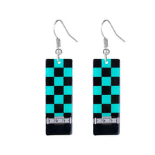 Load image into Gallery viewer, The KedStore C-2 Hot Anime Earrings for Demon Slayer Tanjiro Nezuko Cosplay Props Jewelry Accessores Double-sided Acrylic Charm Unisex