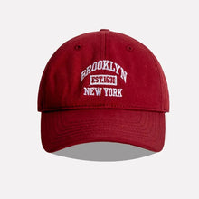 Load image into Gallery viewer, The KedStore C red / Adjustable Retro Washed Cotton Baseball Cap Men Women Letter Embroidery Hip Hop Hat Unisex Spring Summer Adjustable Snapback Sports Caps