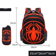 Load image into Gallery viewer, The KedStore C3  35cm Spiderman School Bag Captain America Children Anime Figure Backpack Primary Kids