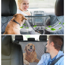 Load image into Gallery viewer, The KedStore Dog Car Seat Cover with View Mesh / Waterproof Pet Carrier Back Seat Mat Hammock