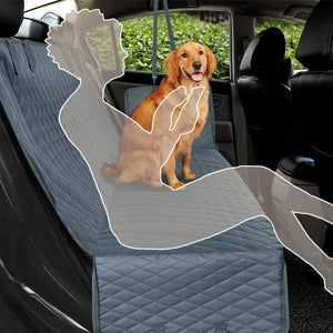 The KedStore Dog Car Seat Cover with View Mesh / Waterproof Pet Carrier Back Seat Mat Hammock