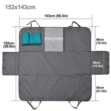 Load image into Gallery viewer, The KedStore Dog Car Seat Cover with View Mesh / Waterproof Pet Carrier Back Seat Mat Hammock