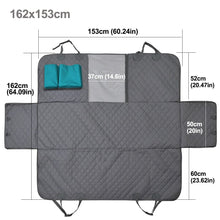 Load image into Gallery viewer, The KedStore Dog Car Seat Cover with View Mesh / Waterproof Pet Carrier Back Seat Mat Hammock