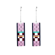 Load image into Gallery viewer, The KedStore E-1 Hot Anime Earrings for Demon Slayer Tanjiro Nezuko Cosplay Props Jewelry Accessores Double-sided Acrylic Charm Unisex
