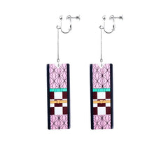 Load image into Gallery viewer, The KedStore E-3 Hot Anime Earrings for Demon Slayer Tanjiro Nezuko Cosplay Props Jewelry Accessores Double-sided Acrylic Charm Unisex