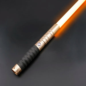 The KedStore E01-A-gold / United States / Standard Baselit TXQSABER Lightsaber Neo Pixel RGB Smooth Swing Metal Hilt for Heavy Dueling 12 Color Force FOC Blaster Laser Sword Jedi Toys