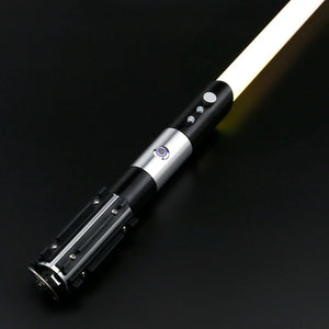 TXQSABER Lightsaber Neo Pixel RGB Smooth Swing Metal Hilt for Heavy Dueling 12 Color Force FOC Blaster Laser Sword Jedi Toys