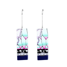 Load image into Gallery viewer, The KedStore G-1 Hot Anime Earrings for Demon Slayer Tanjiro Nezuko Cosplay Props Jewelry Accessores Double-sided Acrylic Charm Unisex