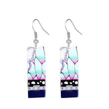 Load image into Gallery viewer, The KedStore G-2 Hot Anime Earrings for Demon Slayer Tanjiro Nezuko Cosplay Props Jewelry Accessores Double-sided Acrylic Charm Unisex