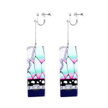 Load image into Gallery viewer, The KedStore G-3 Hot Anime Earrings for Demon Slayer Tanjiro Nezuko Cosplay Props Jewelry Accessores Double-sided Acrylic Charm Unisex