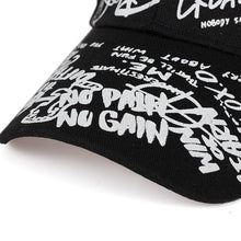 Load image into Gallery viewer, Graffiti printing baseball cap Adjustable cotton hip hop street hats Spring summer outdoor leisure hat