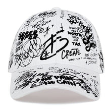 Load image into Gallery viewer, The KedStore Graffiti printing baseball cap Adjustable cotton hip hop street hats Spring summer outdoor leisure hat Couple caps