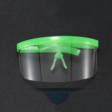 Load image into Gallery viewer, The KedStore Green-Clear / SHOW AS PICTURES Oversize Shield Visor Sunglasses - ALOZ MICC