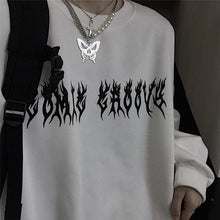 Load image into Gallery viewer, Harajuku Oversized Hoodie Retro Gothic Punk Anime Print