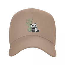 Load image into Gallery viewer, The KedStore Khaki / Baseball Cap Panda print Baseball Cap -100% Cotton