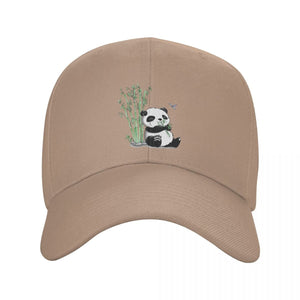 The KedStore Khaki / Baseball Cap Panda print Baseball Cap -100% Cotton