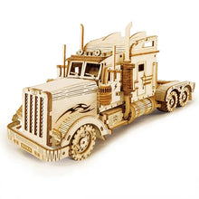 Load image into Gallery viewer, The KedStore MC502 Train Model 3D Wooden Puzzle Toy Assembly Locomotive Model Building Kits for Children Building Toy