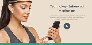 Muse 2 - brain sensing headband. Technology Enhanced Meditation. Get the most out of meditation