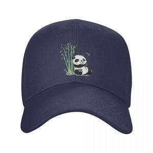 The KedStore Navy Blue / Baseball Cap Panda print Baseball Cap -100% Cotton