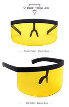 Load image into Gallery viewer, The KedStore Oversize Shield Visor Sunglasses - ALOZ MICC