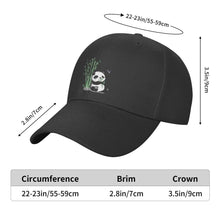 Load image into Gallery viewer, The KedStore Panda print Baseball Cap -100% Cotton