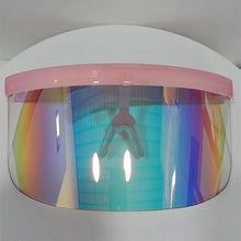 Load image into Gallery viewer, The KedStore Pink-Clear Mirror / SHOW AS PICTURES Oversize Shield Visor Sunglasses - ALOZ MICC