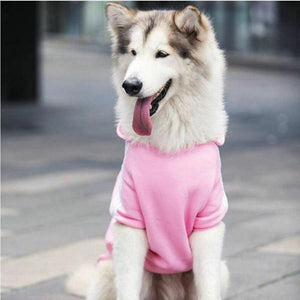The KedStore Pink / S(1-2KG dogs) Pet Dog Hoodie Clothes for Medium Large Dogs, Fleece Warm Hooded Jacket Sweatshirt, Coat