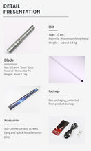 Load image into Gallery viewer, The KedStore RGB Lightsaber Metal Handle Heavy Dueling 12 Color LED Change Volume Adjustment Force 6 Sound