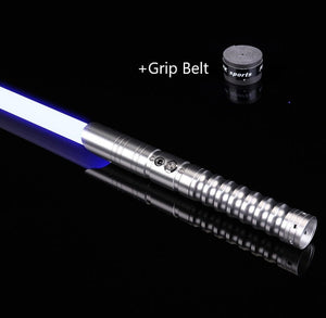 The KedStore RGB Lightsaber Metal Handle Heavy Dueling 12 Color LED Change Volume Adjustment Force 6 Sound