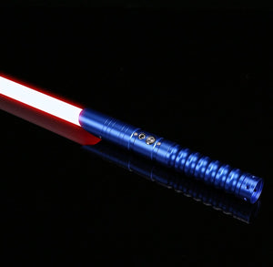 The KedStore RGB Lightsaber Metal Handle Heavy Dueling 12 Color LED Change Volume Adjustment Force 6 Sound