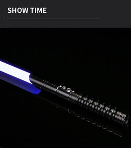 The KedStore RGB Lightsaber Metal Handle Heavy Dueling 12 Color LED Change Volume Adjustment Force 6 Sound