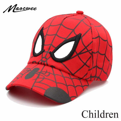 Spiderman Embroidered Cotton Kids Baseball Cap | TheKedStore