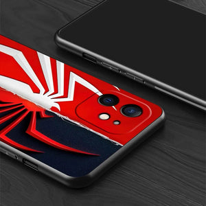 SpiderMan Parallel Universe Silicone Case For Apple iPhone 13 12 11 Pro Max 7 8 12Mini XS XR X 5 5S SE 6 6S Plus Phone Cover