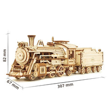 Load image into Gallery viewer, The KedStore Train Model 3D Wooden Puzzle Toy Assembly Locomotive Model Building Kits for Children Building Toy