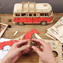 Load image into Gallery viewer, The KedStore Train Model 3D Wooden Puzzle Toy Assembly Locomotive Model Building Kits for Children Building Toy