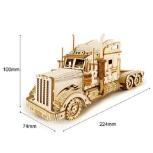 Load image into Gallery viewer, The KedStore Train Model 3D Wooden Puzzle Toy Assembly Locomotive Model Building Kits for Children Building Toy