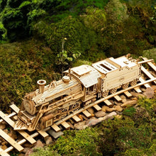 Load image into Gallery viewer, The KedStore Train Model 3D Wooden Puzzle Toy Assembly Locomotive Model Building Kits for Children Building Toy