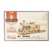 Load image into Gallery viewer, The KedStore Train Model 3D Wooden Puzzle Toy Assembly Locomotive Model Building Kits for Children Building Toy