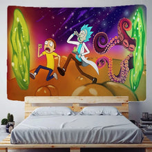 Load image into Gallery viewer, The KedStore TT001400 / 135x150cm Ricks Wall Art Wallpaper Tapestries Headboards Decorative Hanging Aesthetic