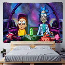 Load image into Gallery viewer, The KedStore TT001407 / 135x150cm Ricks Wall Art Wallpaper Tapestries Headboards Decorative Hanging Aesthetic