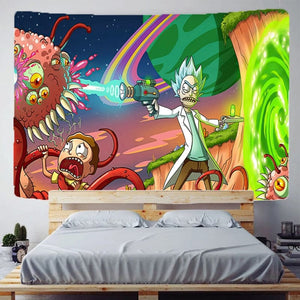 The KedStore TT001411 / 135x150cm Ricks Wall Art Wallpaper Tapestries Headboards Decorative Hanging Aesthetic