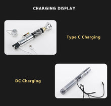 Load image into Gallery viewer, The KedStore TXQSABER Lightsaber Neo Pixel RGB Smooth Swing Metal Hilt for Heavy Dueling 12 Color Force FOC Blaster Laser Sword Jedi Toys